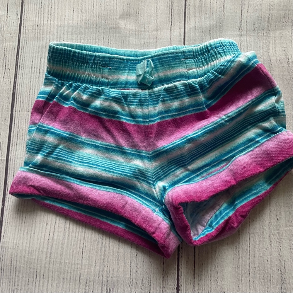 Gymboree Mix N Match Purple Striped Shorts Size 3-6 months